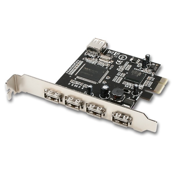 Axagon PCI-Express 4+1x USB2.0