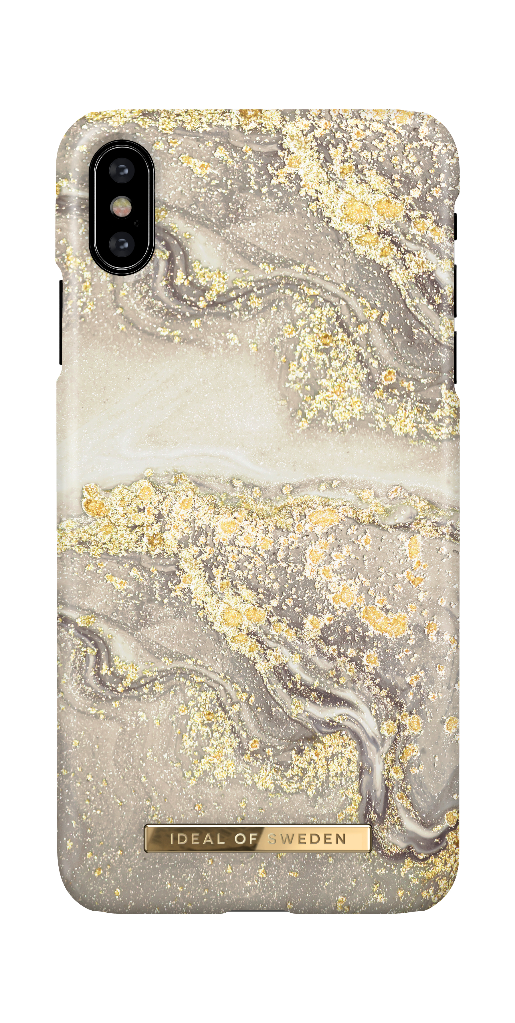 iDeal of Sweden Printed Case iPhone X/XS Sparkle Greige Marble – image 3