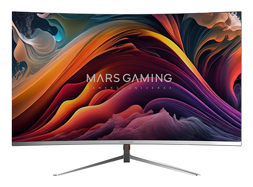 MARS GAMING Ecran incurvé 24' MV 27C Full HD 200Hz (Blanc) — photo 2