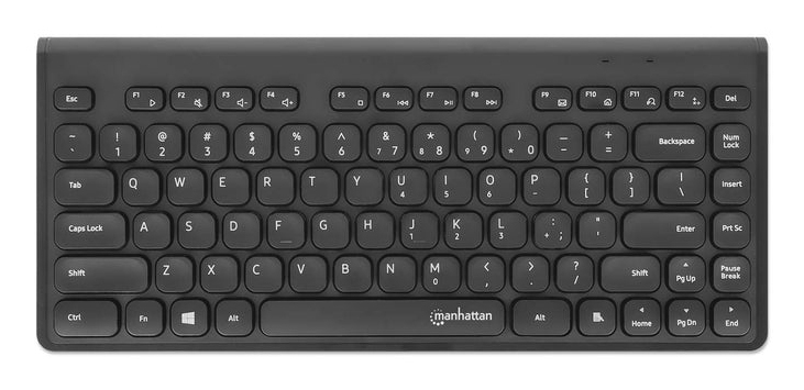 Manhattan 12 Multimedia/Function Keys, USB-A Nano Receiver, Compact, Low-Profile Format, for PC and Laptop, Black – image 8