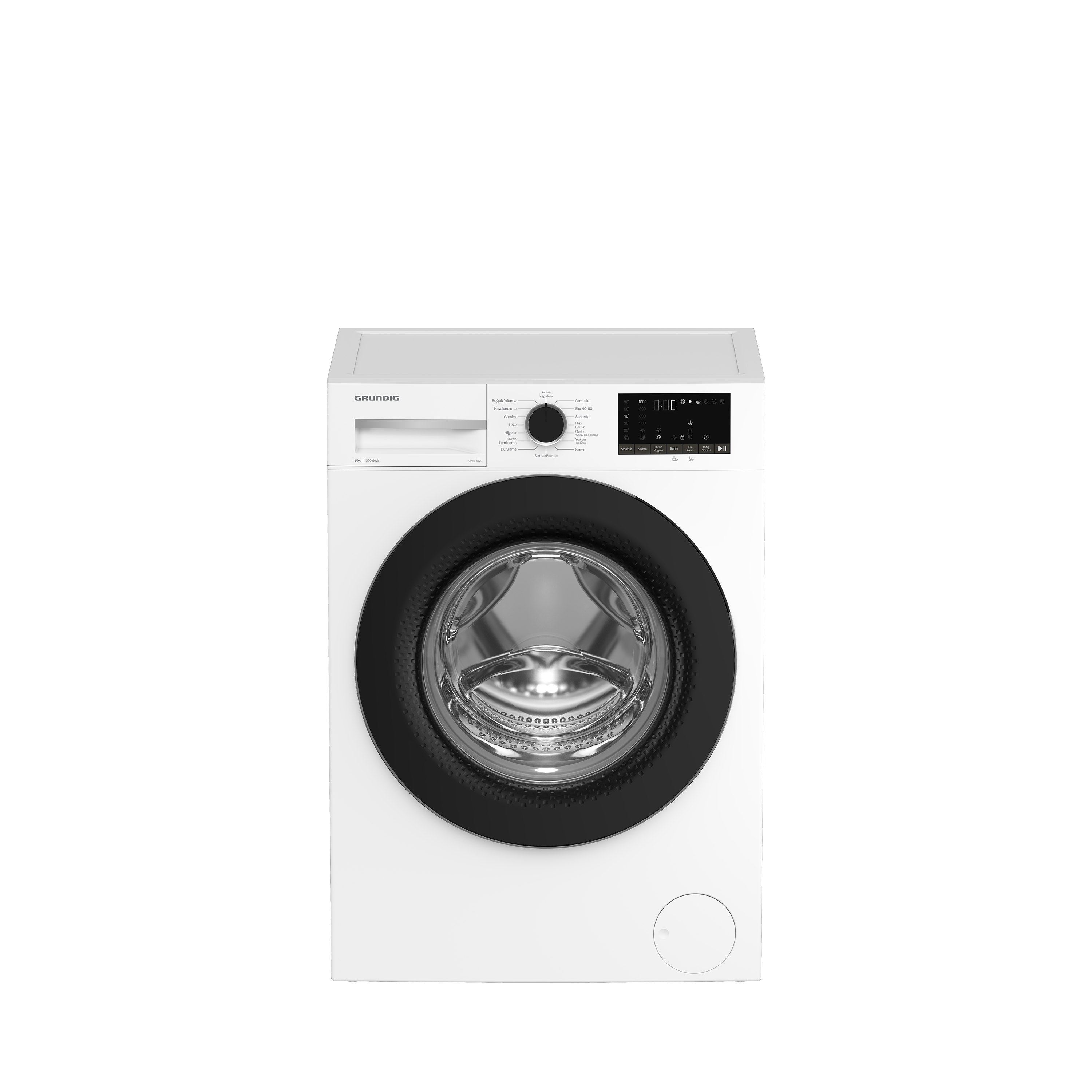 Grundig GPWM 91624 9 KG 1000 DV Beyaz Çamaşır Makinesi — vue 1 sur 3