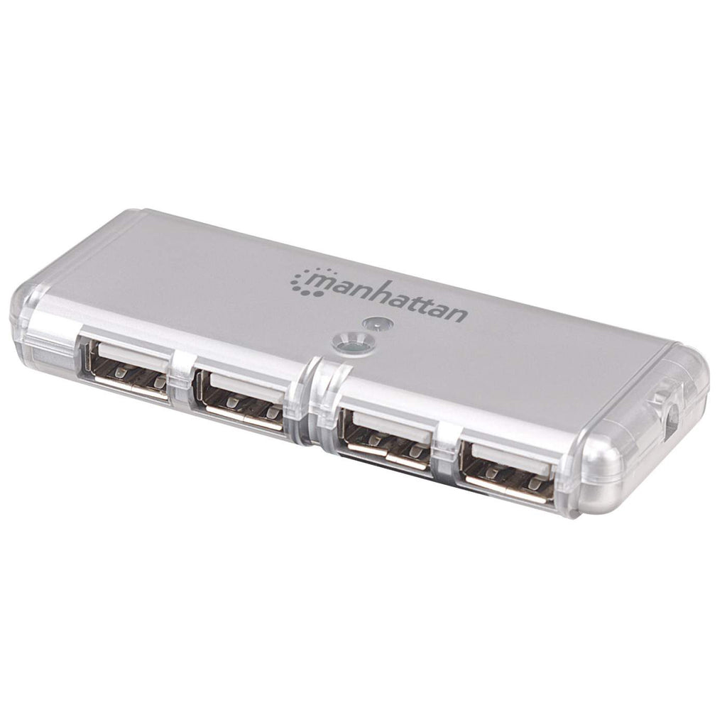 Manhattan 160599 interface hub USB 2.0 480 Mbit/s Grey
