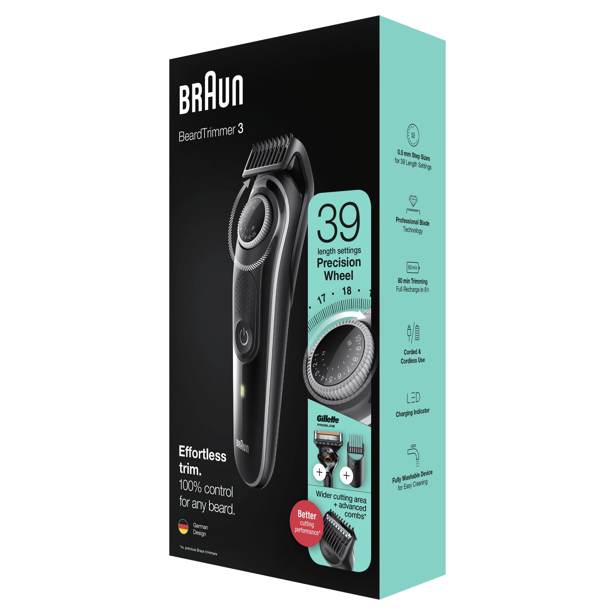 Braun BeardTrimmer 3 BT3342 AC/Battery 39 – image 4