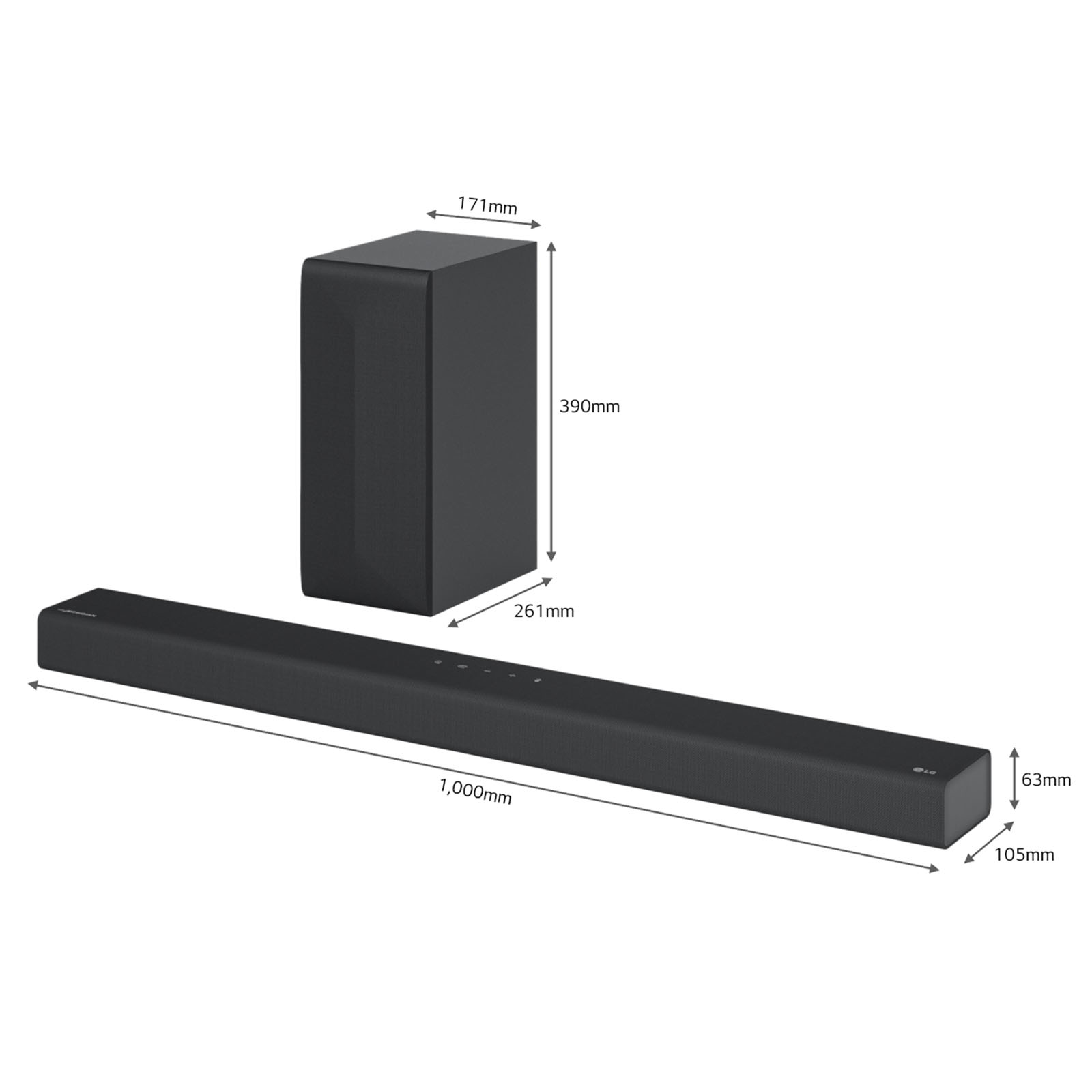 LG S65Q Black 3.1 channels – image 3