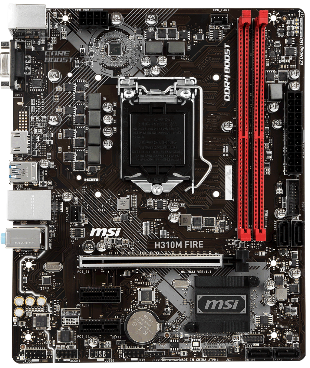 MSI H310M FIRE
