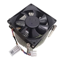 Dell 412-AAHQ computer cooling system Processor Heatsink/Radiator Aluminium, Black