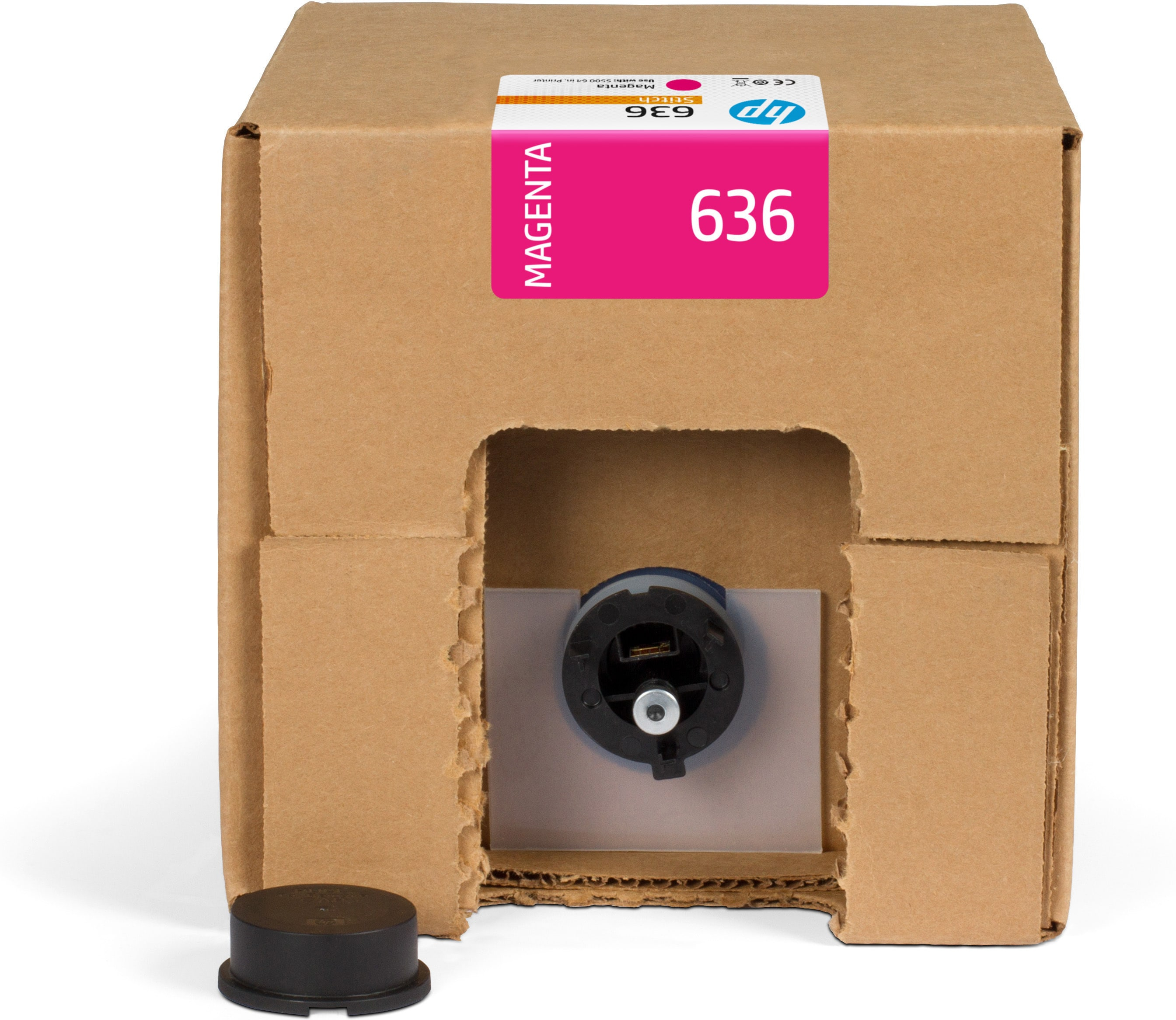 HP 636 3-L MAG ST DYE INK C .