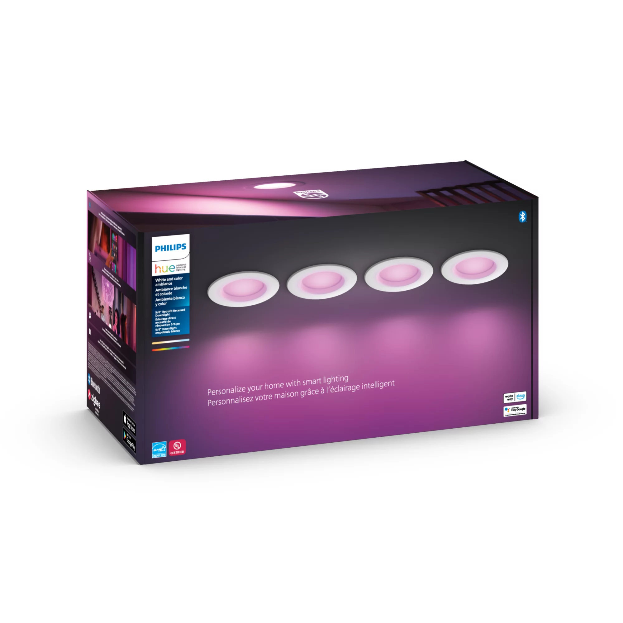 Philips by Signify Philips Hue White and colour ambience 046677578671 smart lighting Smart lighting spot Bluetooth/Zigbee – image 4