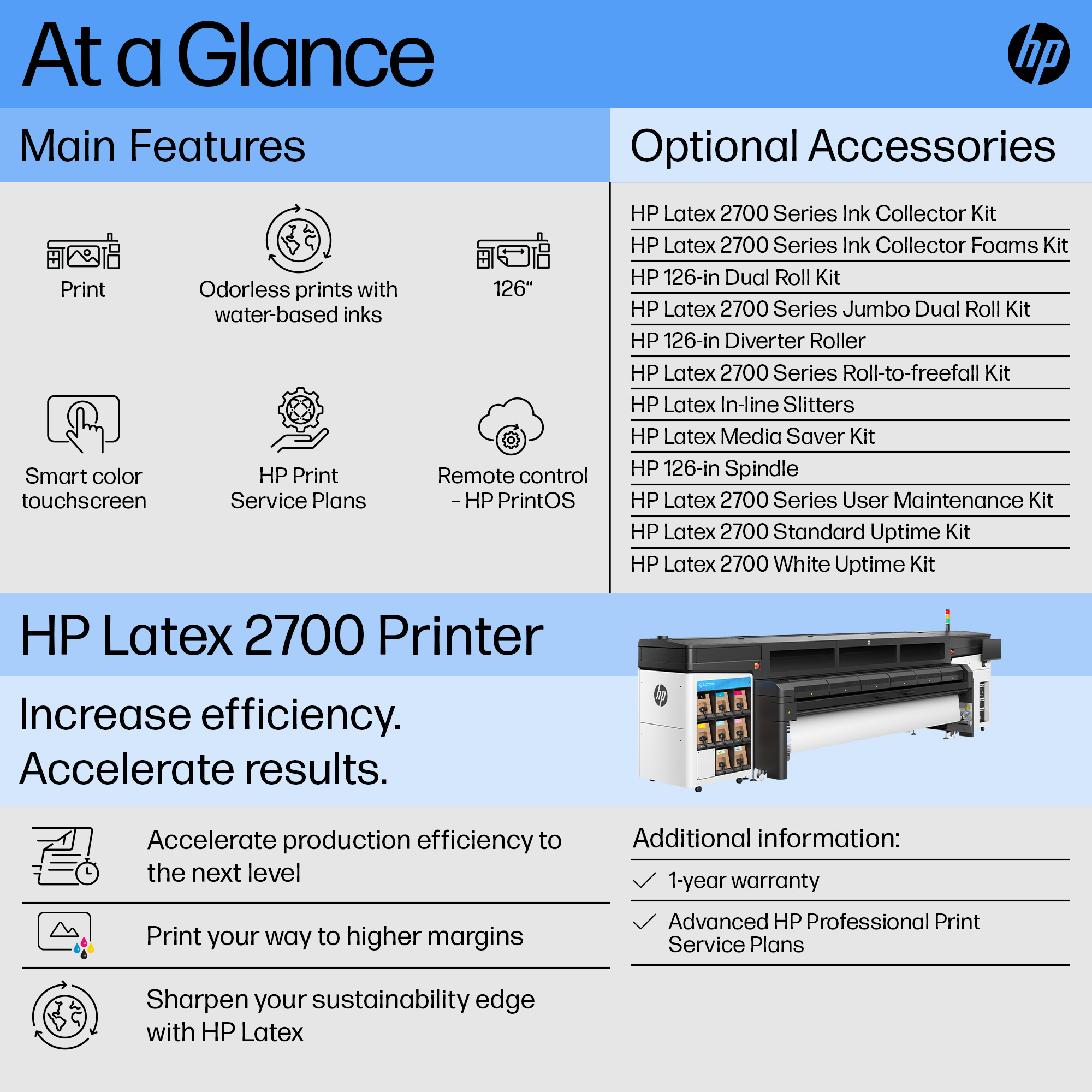 HP Latex 2700 Plus Printer – image 2