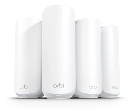 NETGEAR Orbi 370 Dual-band (2.4 GHz / 5 Wi-Fi 7 (802.11be) White 2 Internal RBE374-100NAS