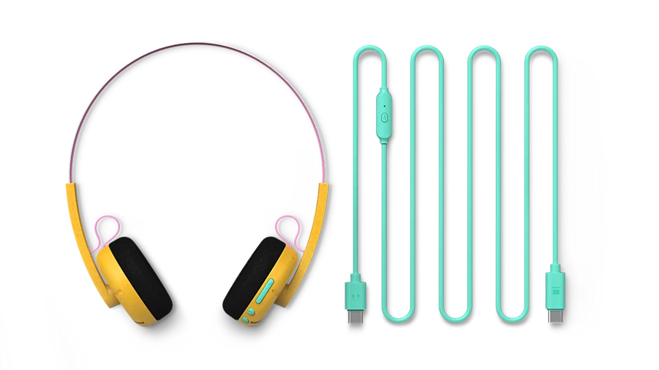 Philips TAMS1YL/00 headphones/headset Wired & Wireless Head-band Calls/Music USB Type-C Bluetooth Yellow – image 5