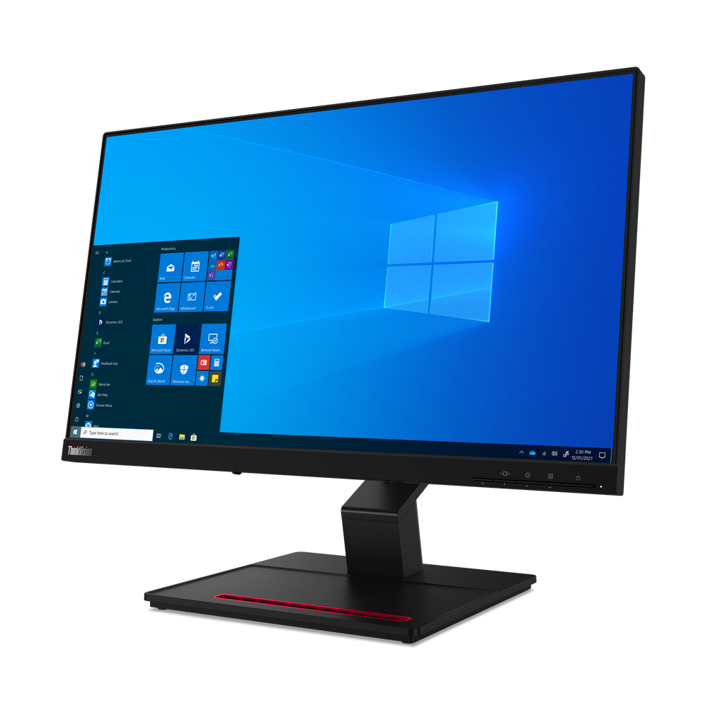 Lenovo ThinkVision T24t-20 computer monitor 60.5 cm (23.8″) 1920 x 1080 pixels Full HD LED Touchscreen Capacitive Black image 8