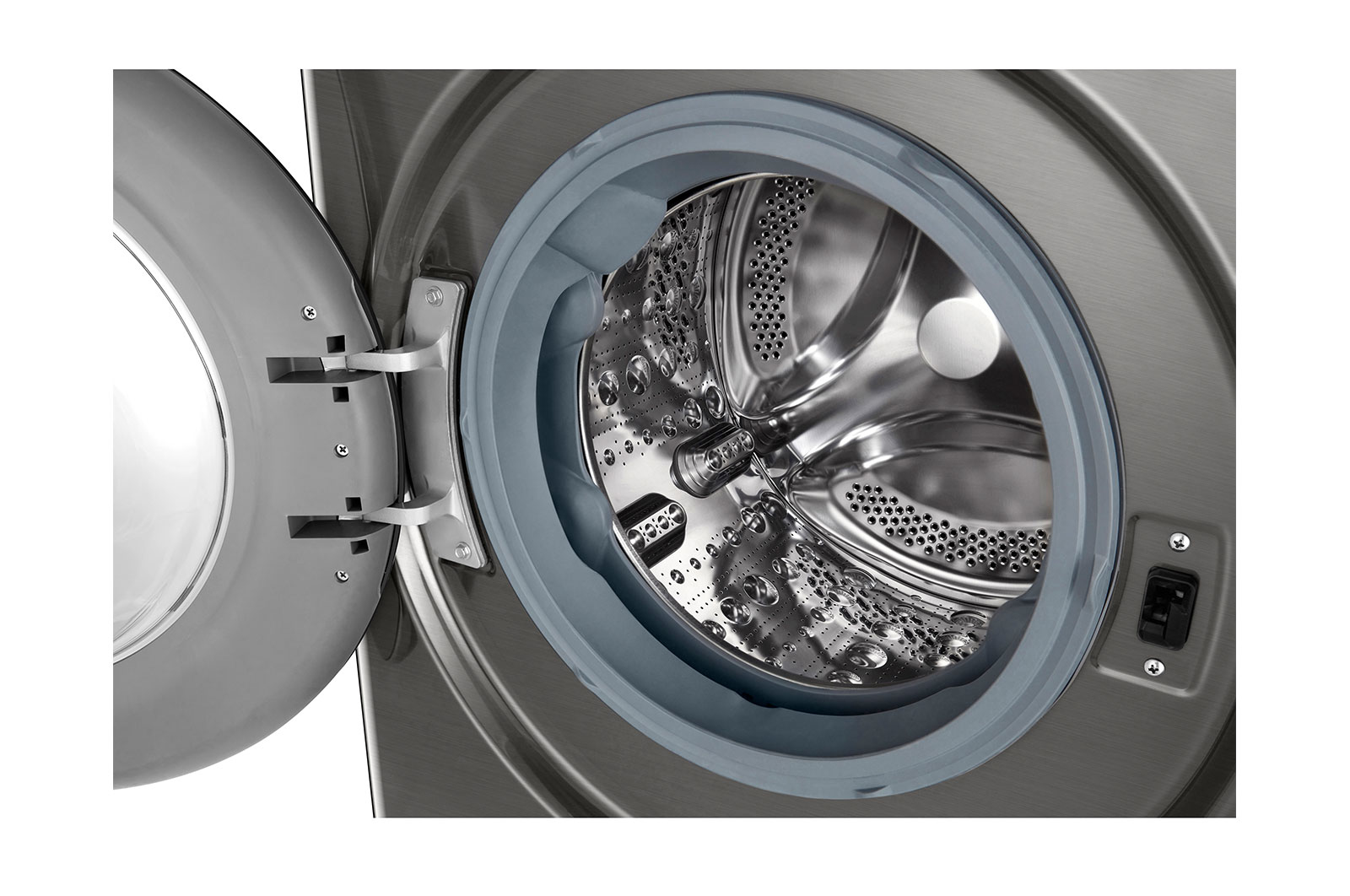 LG F4DV509S2TE washer dryer Freestanding Front-load Chrome – image 4