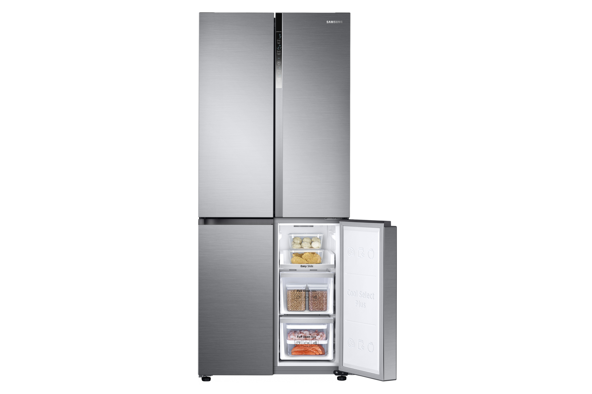 Samsung Series 8 RF50K5960S8/EU French Style Fridge Freezer with Cool Select+ - Inox – image 7