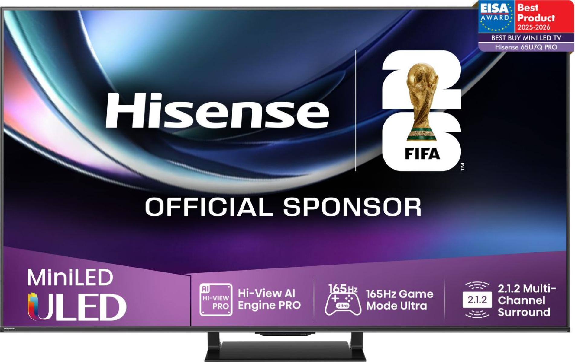TV Hisense Mini LED ULED 65U7Q 165 cm Reconditionné — photo 1