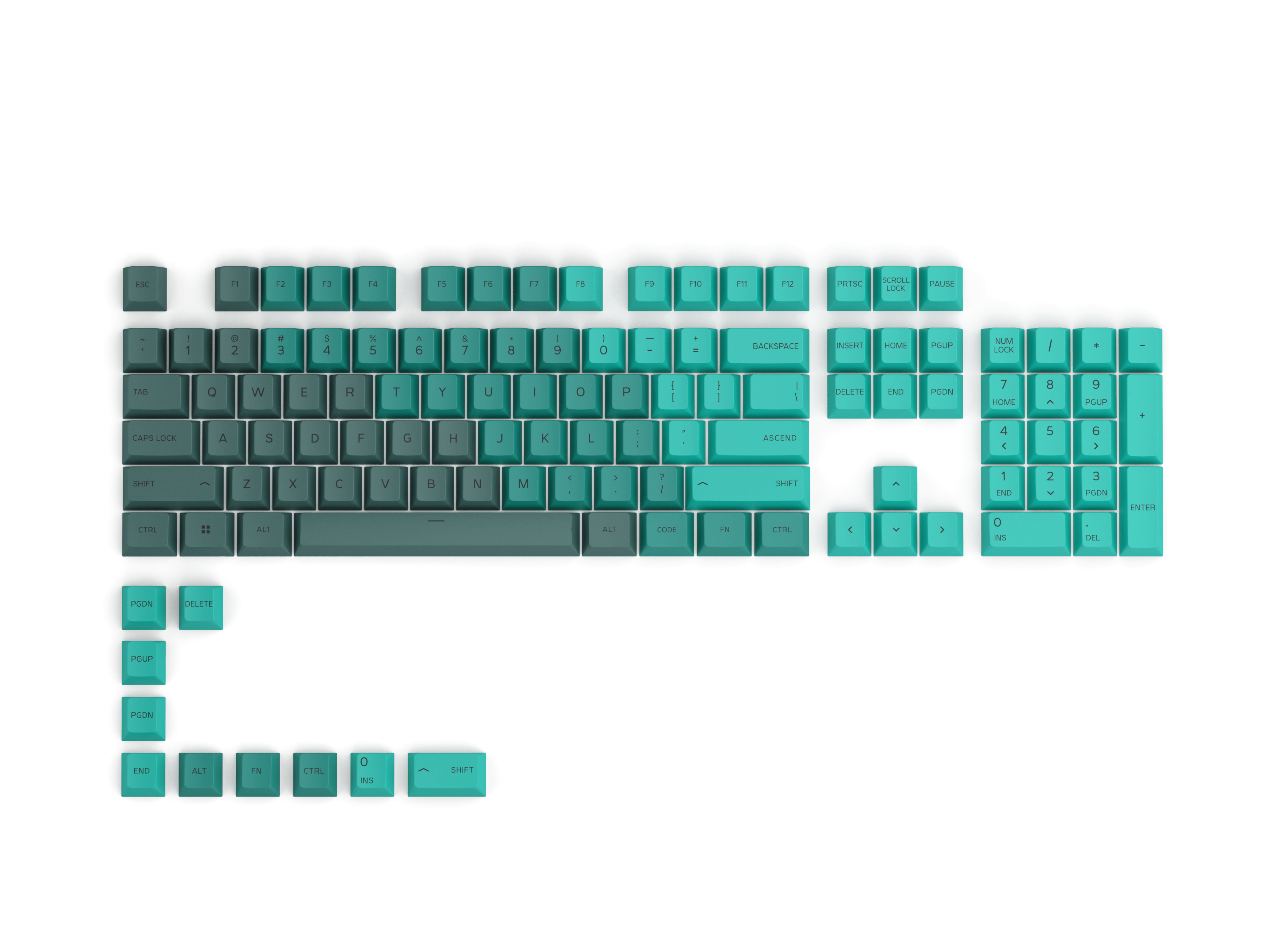 Glorious PC Gaming Race GPBT Keycaps - 114 …