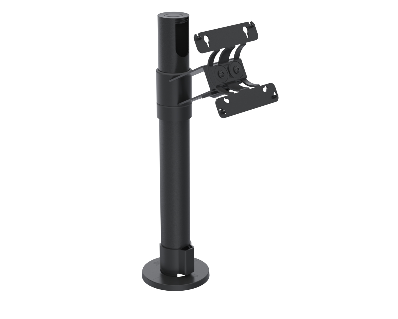 Ergonomic Solutions SpacePole POS SPV1301-02 accessorio di sistema POS Supporto POS Nero Metallo 12 kg 75 x 75 mm 100 x 100 mm