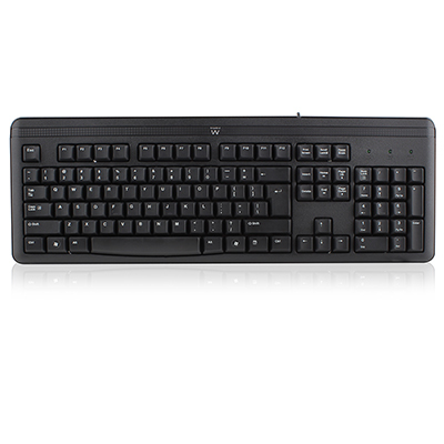 Ewent EW3107 keyboard Office USB QWERTY English Black – image 1