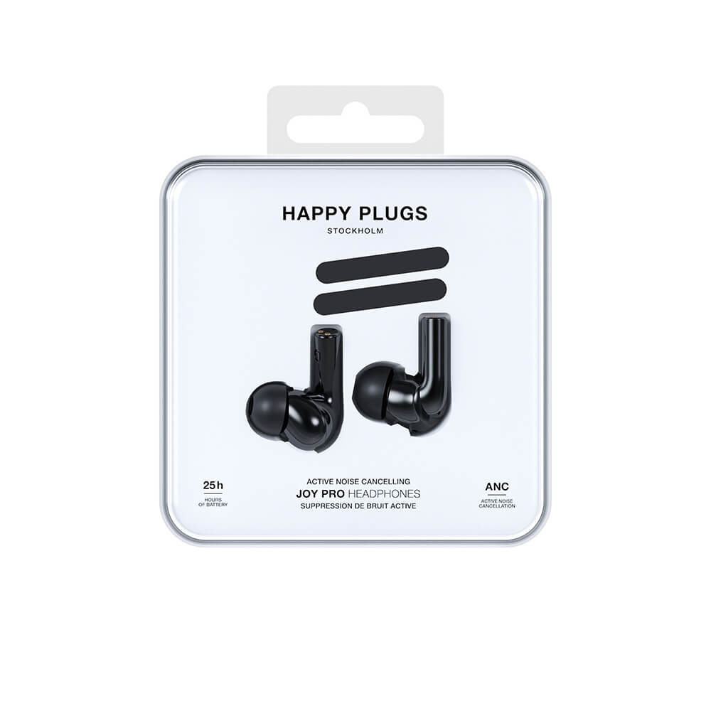 Happy Plugs Headphone Joy Pro In-Ear ANC Black – image 2