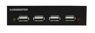 Manhattan 350310 interface hub 480 Mbit/s Black – image 3