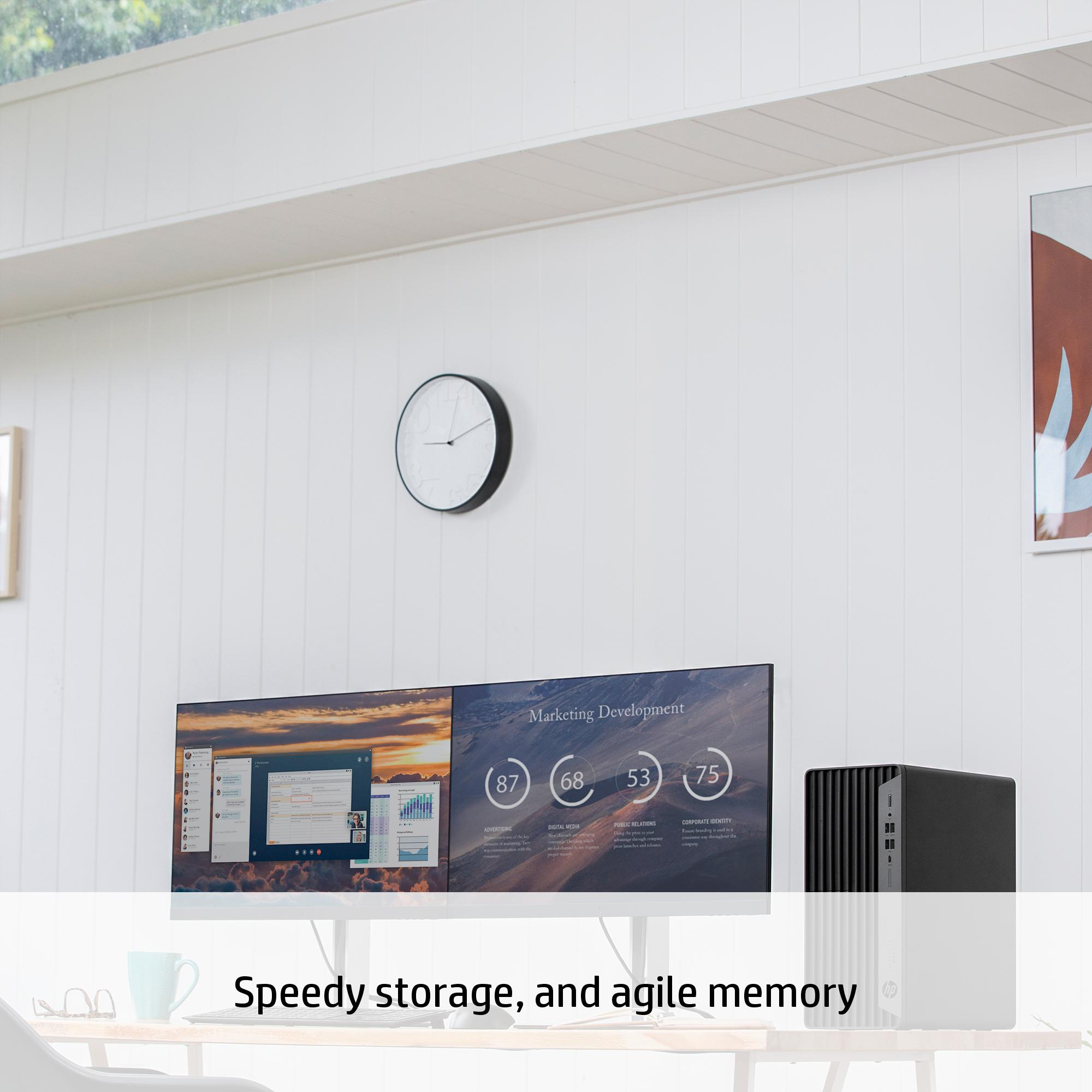 HP EliteDesk 800 G8 Intel® Core™ i5 i5-11500 16 GB DDR4-SDRAM 512 GB SSD Windows 10 Pro Tower PC Black image 12