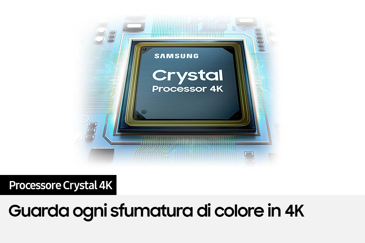 SAMSUNG TV Crystal UHD 4K 43 UE43AU7170 Smart TV Wi Fi Titan Gris 2021 — photo 9