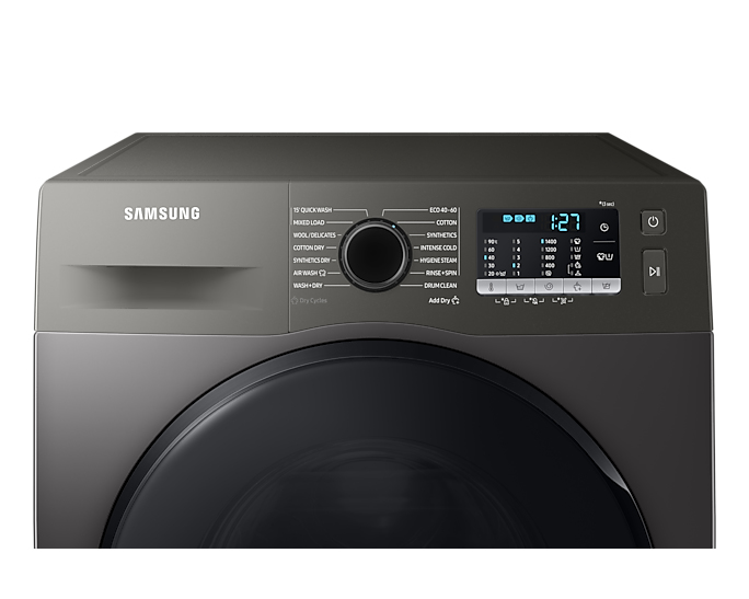 Samsung WD90TA046BX washer dryer Freestanding Front-load Silver – image 9