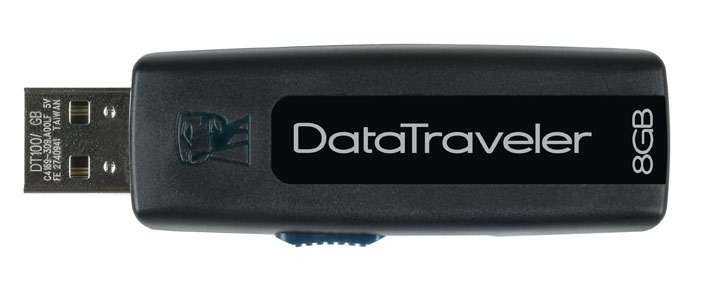Kingston Technology DataTraveler 100 8GB, 2 Pcs