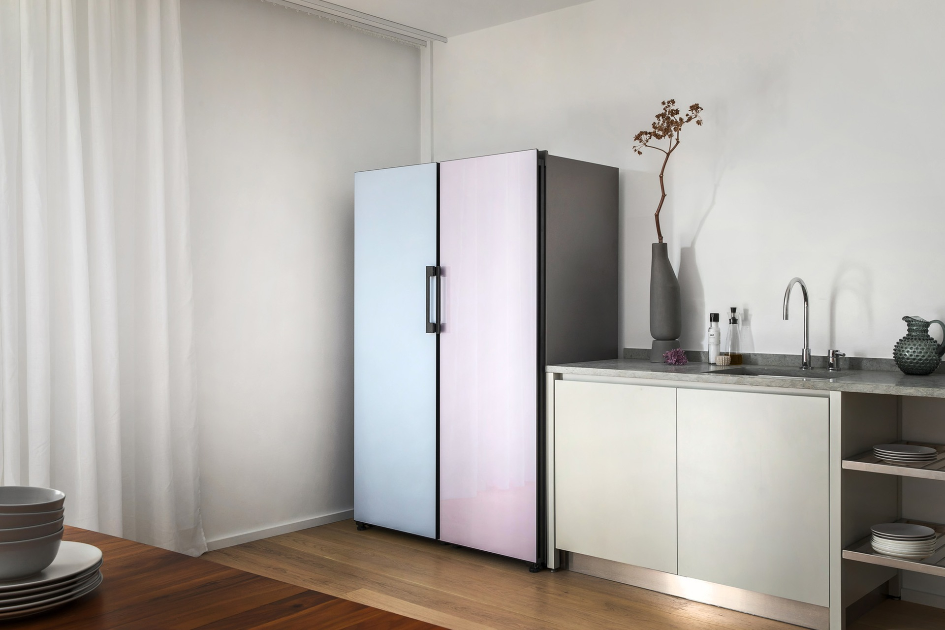 Samsung Bespoke RR39A74A3CL/EU Tall One Door Fridge with SpaceMax™ Technology - Cotta Lavender – image 6