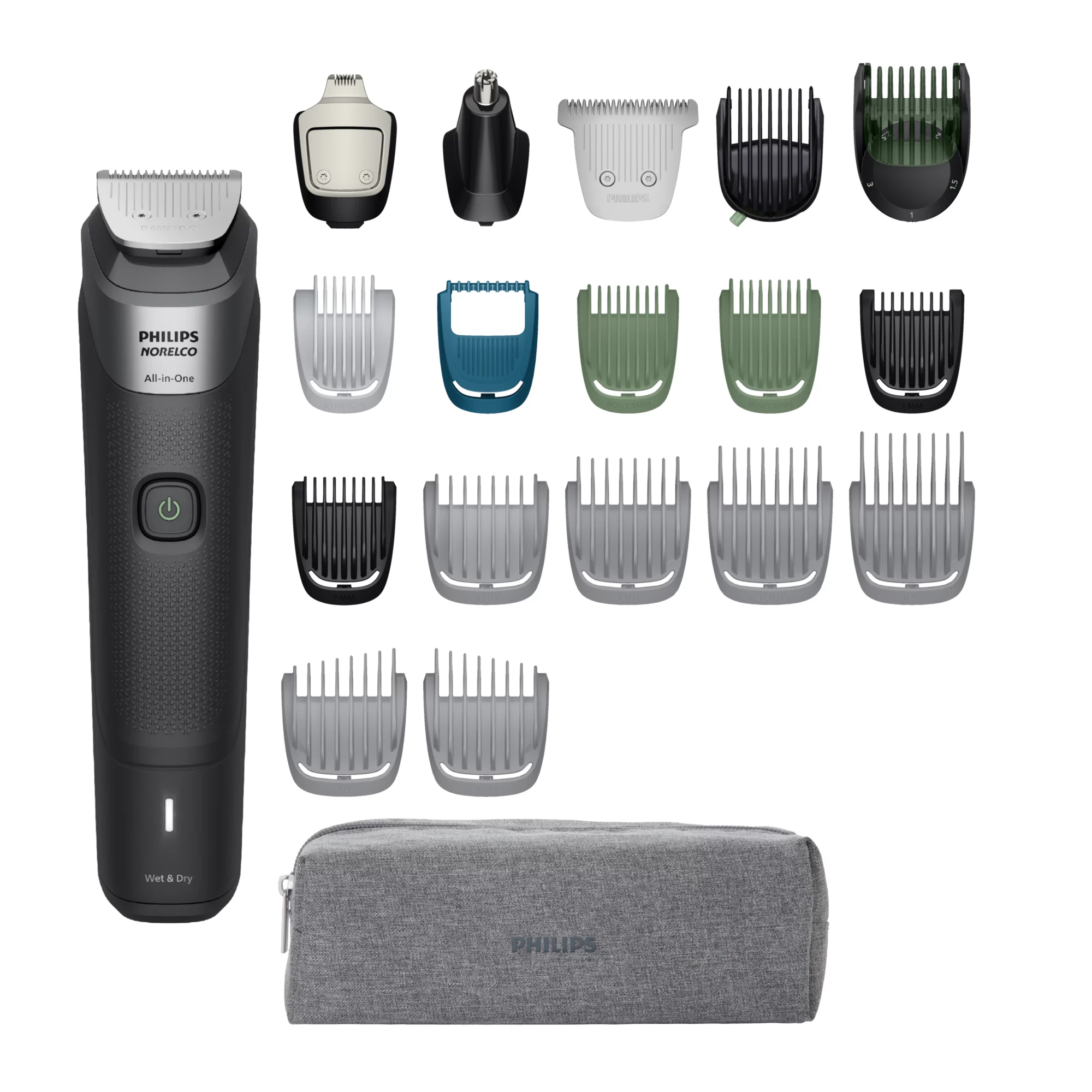 Philips MG5995/40 hair trimmers/clipper Grey 22 Lithium-Ion (Li-Ion)