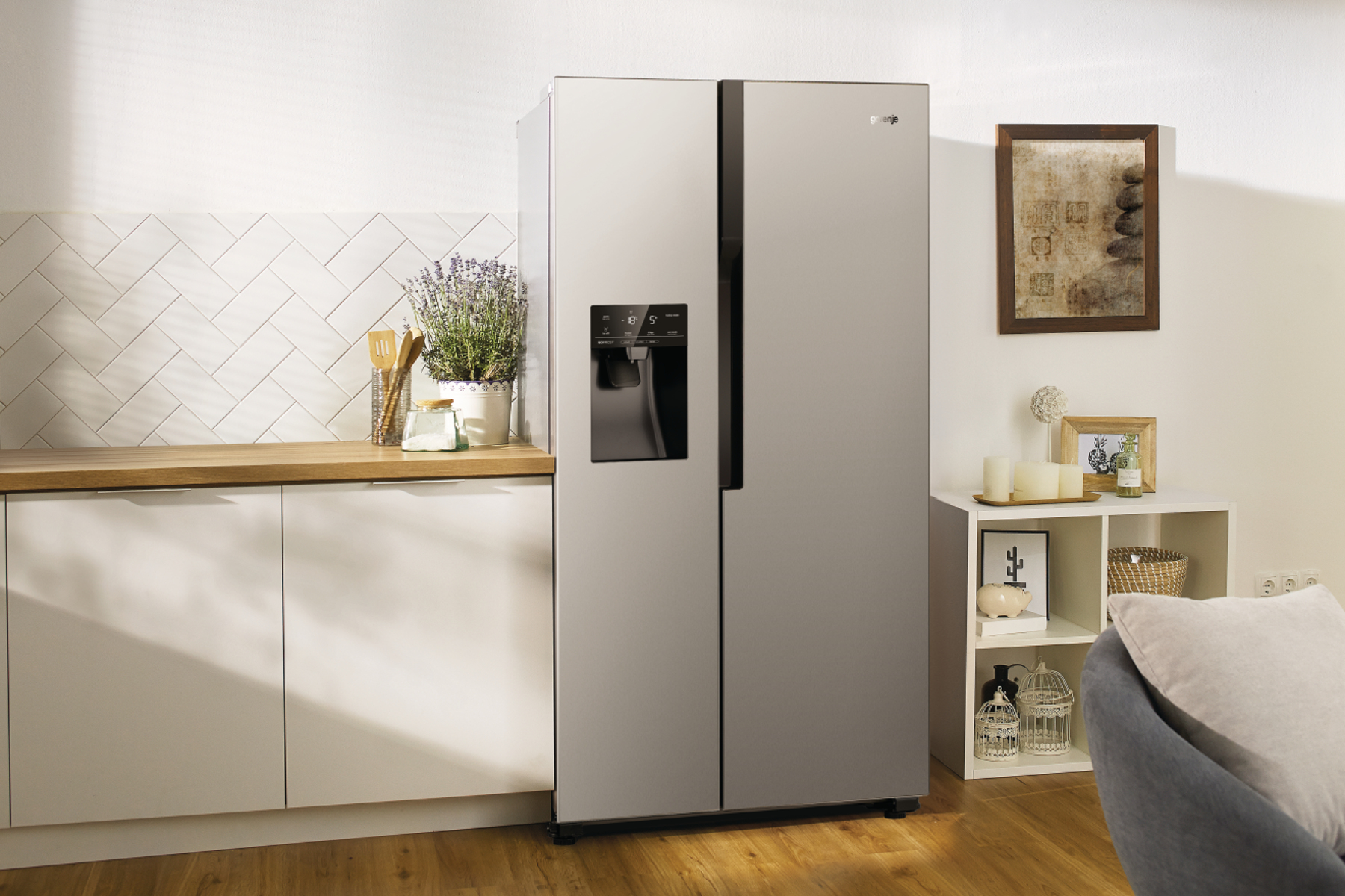 Gorenje NRS9182VX1 side-by-side refrigerator Freestanding – image 8