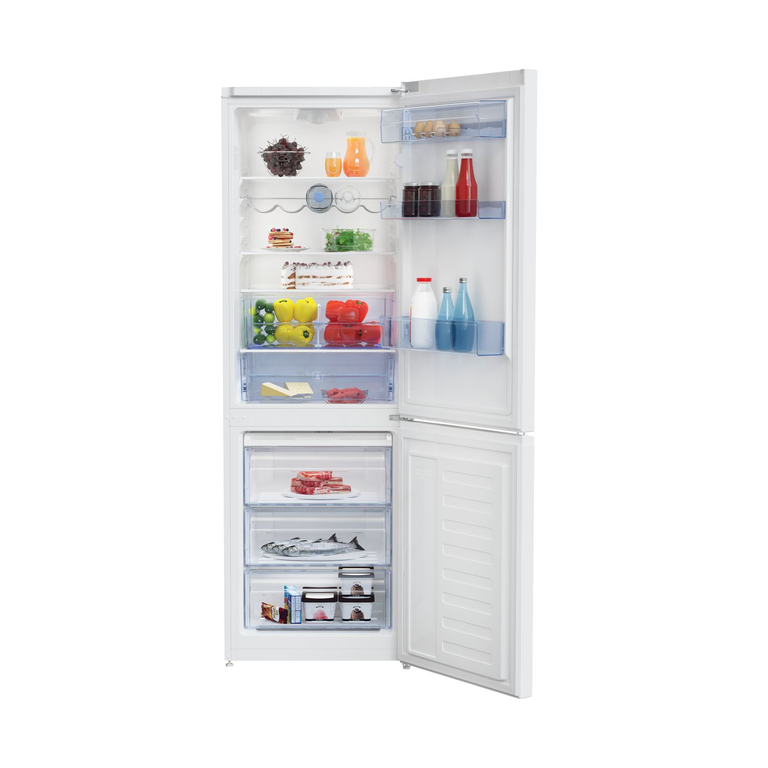 Beko RCSA330K30W fridge-freezer Freestanding – image 3