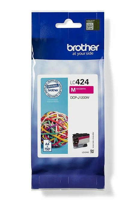 INK JET BROTHER ORIG LC424M HASTA 750 PAG.