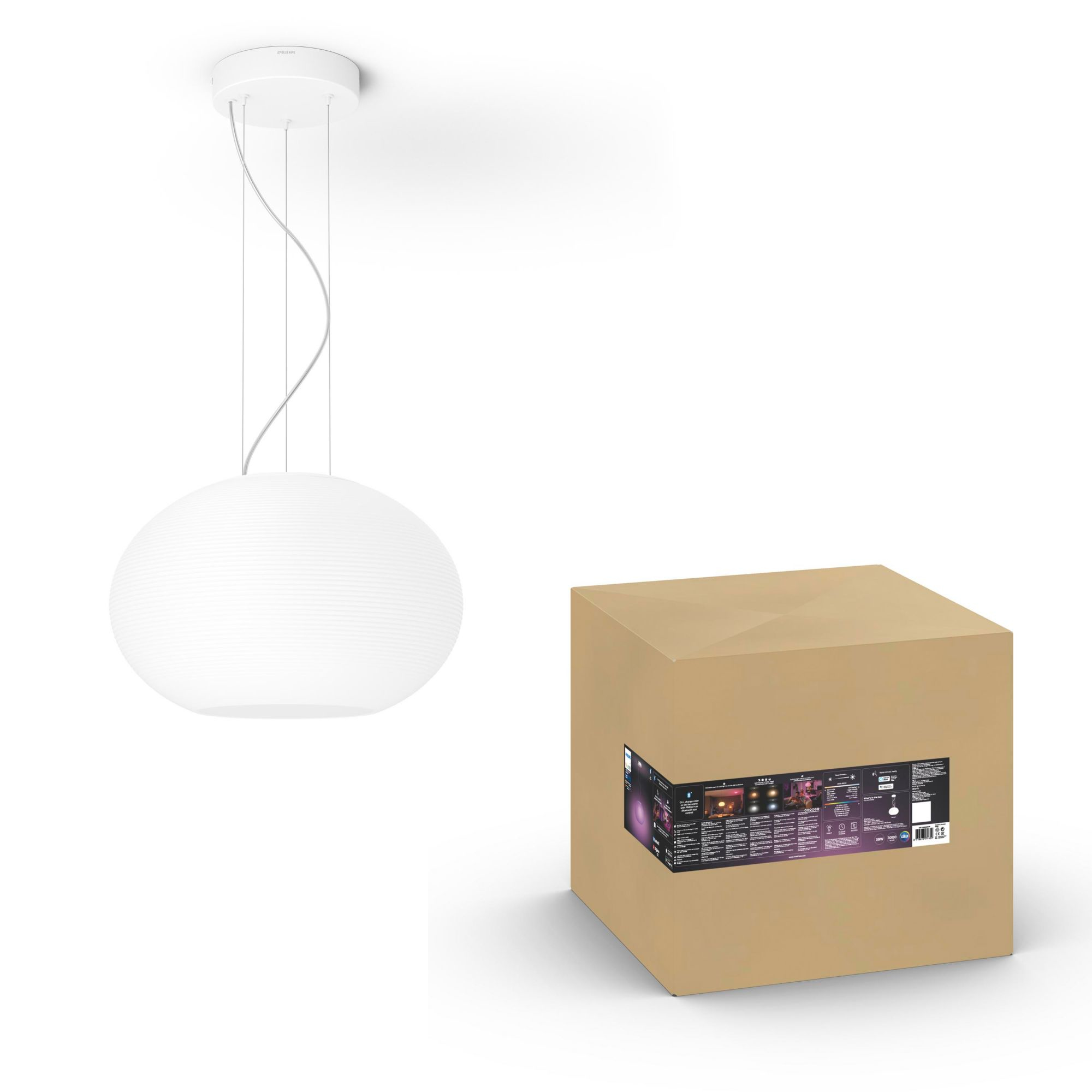Philips by Signify Philips Hue White and colour ambience Flourish pendant light – image 8