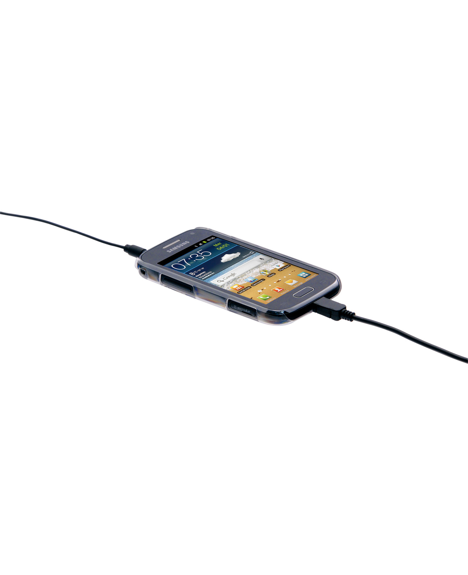 Cellularline Invisible Galaxy Ace 2- Transparent – image 5