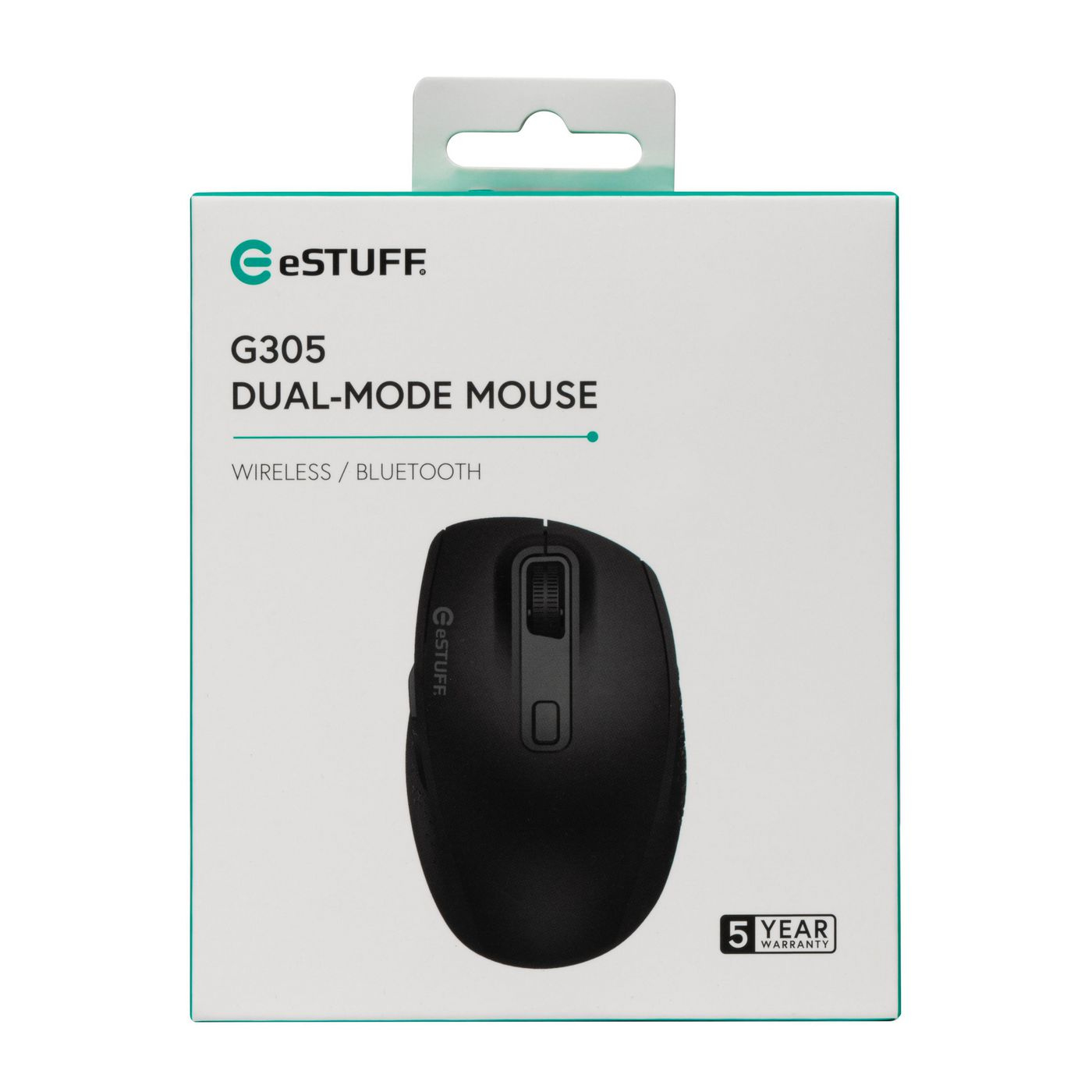 eSTUFF GLB214002 mouse Office Right-hand RF Wireless + Bluetooth IR LED 1800 DPI – image 2