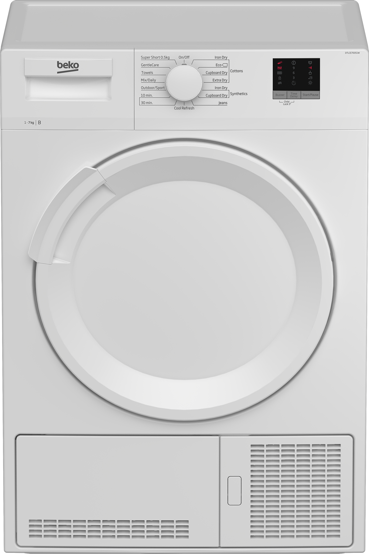 Beko DTLCE70051W — vue 1 sur 8