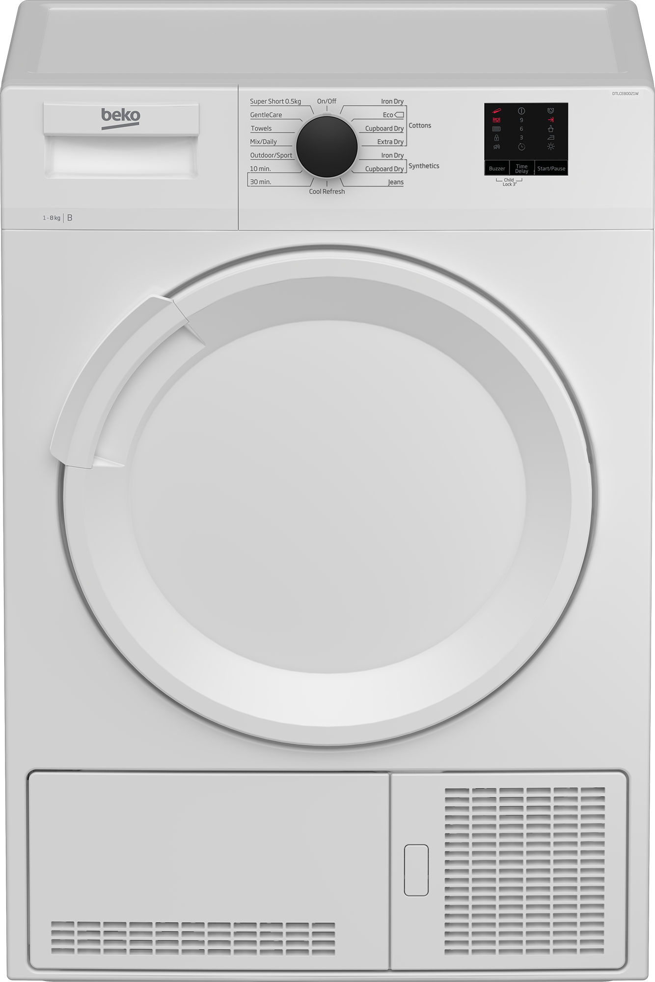 Beko DTLCE80021W — vue 1 sur 6