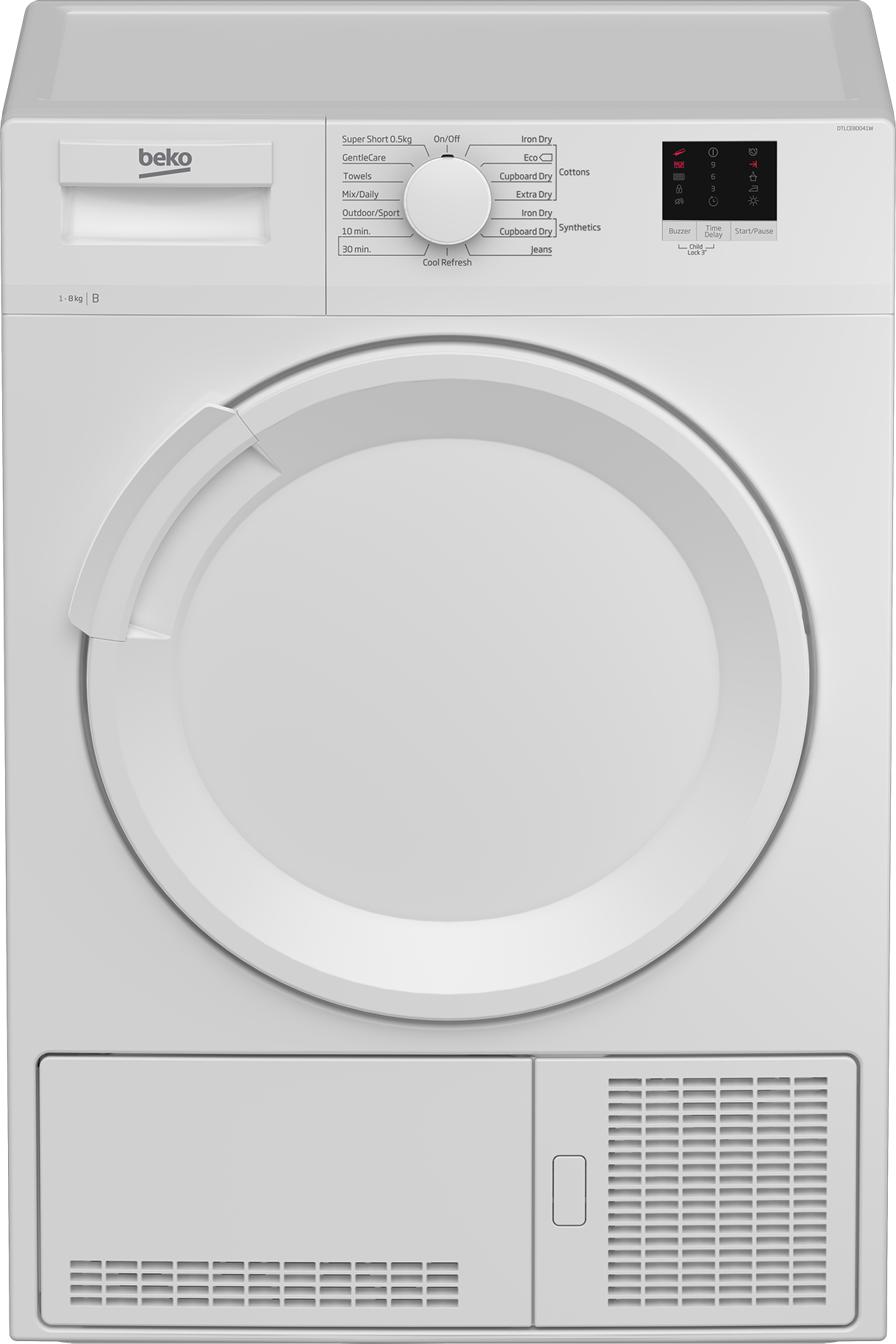 Beko DTLCE80041W — vue 1 sur 8