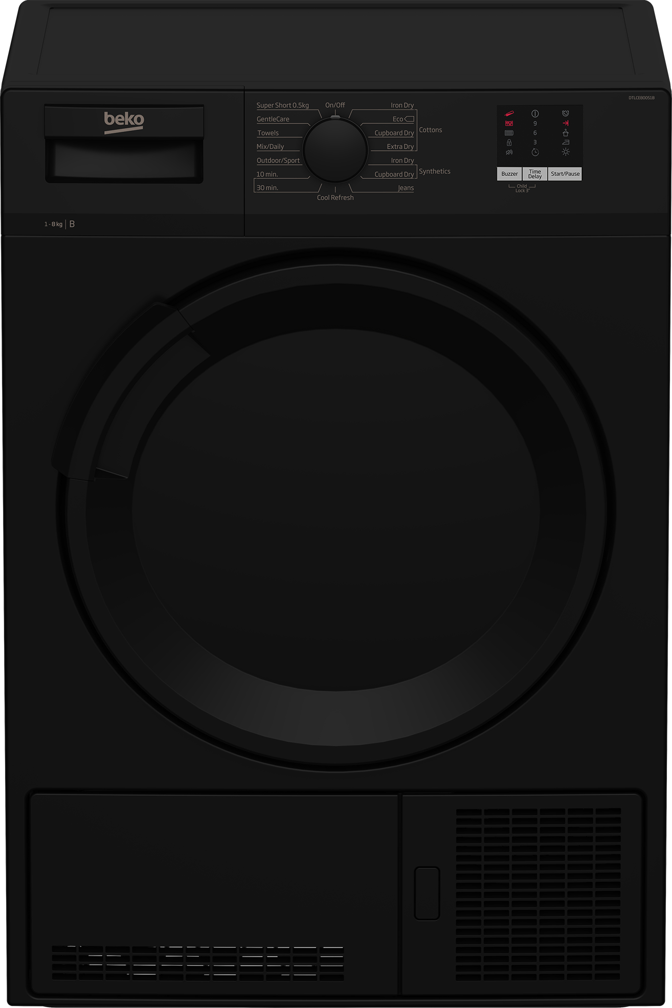 Beko DTLCE80051B — vue 1 sur 5