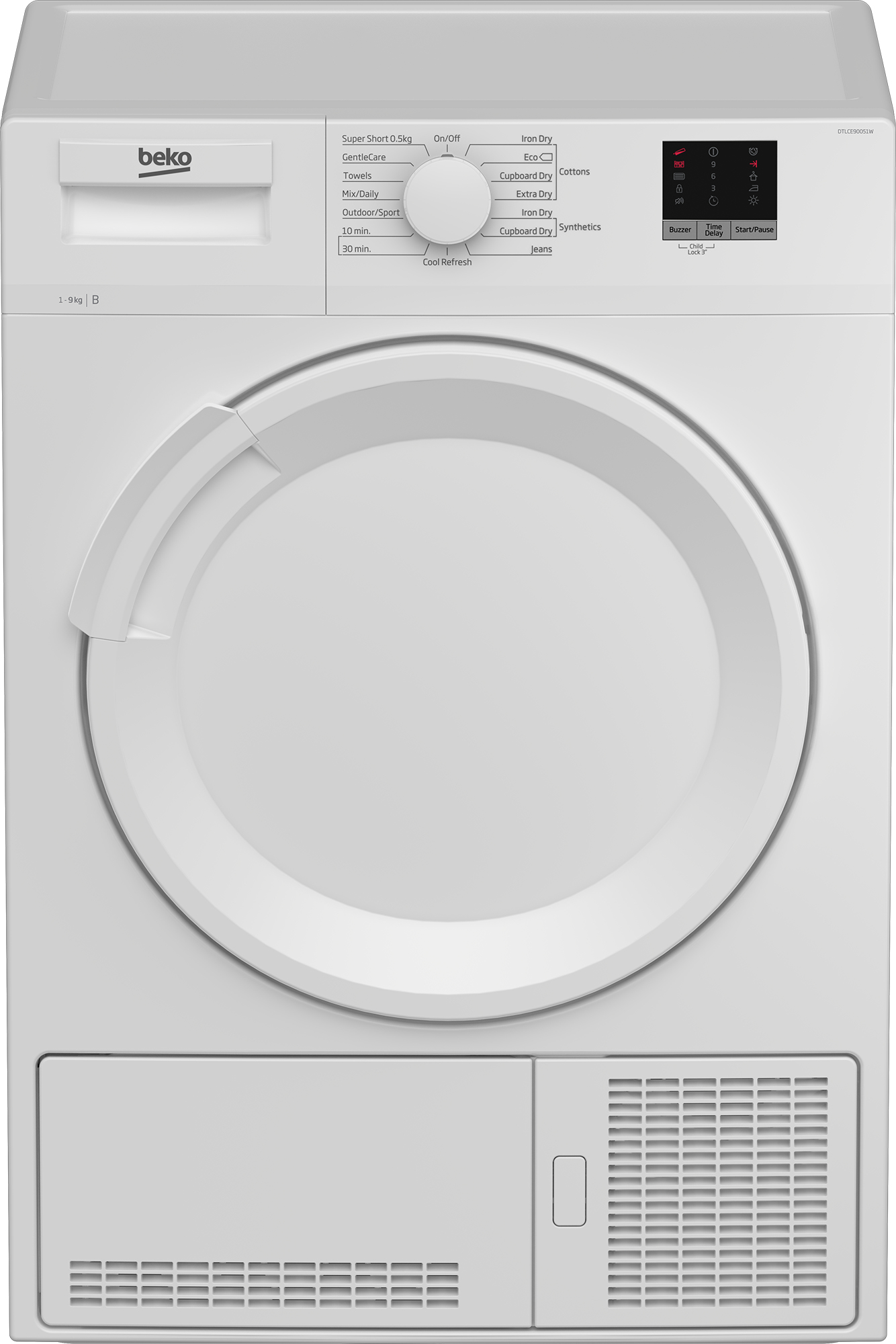 Beko DTLCE90051W — vue 1 sur 8