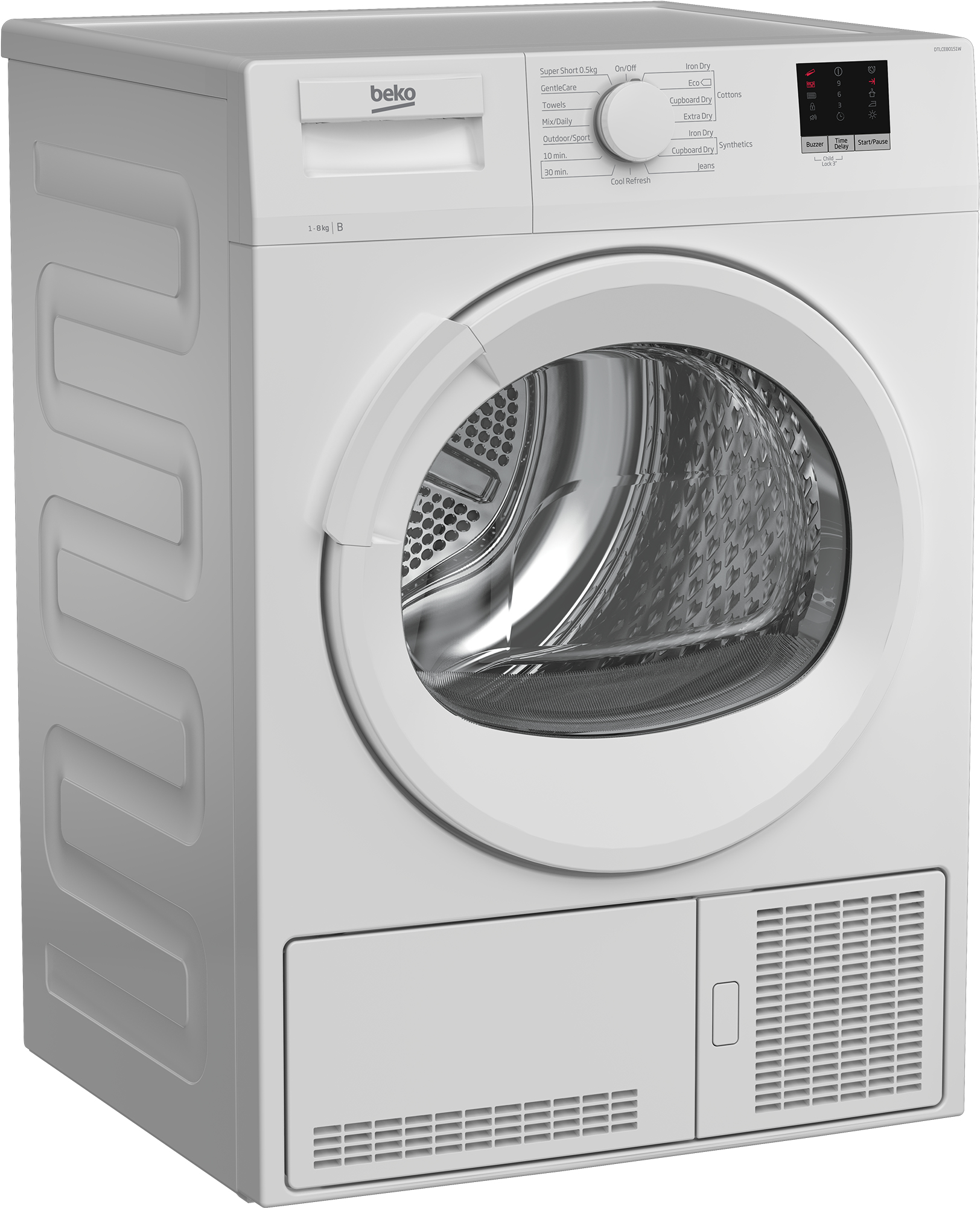 Beko DTLCE80151W — vue 1 sur 3