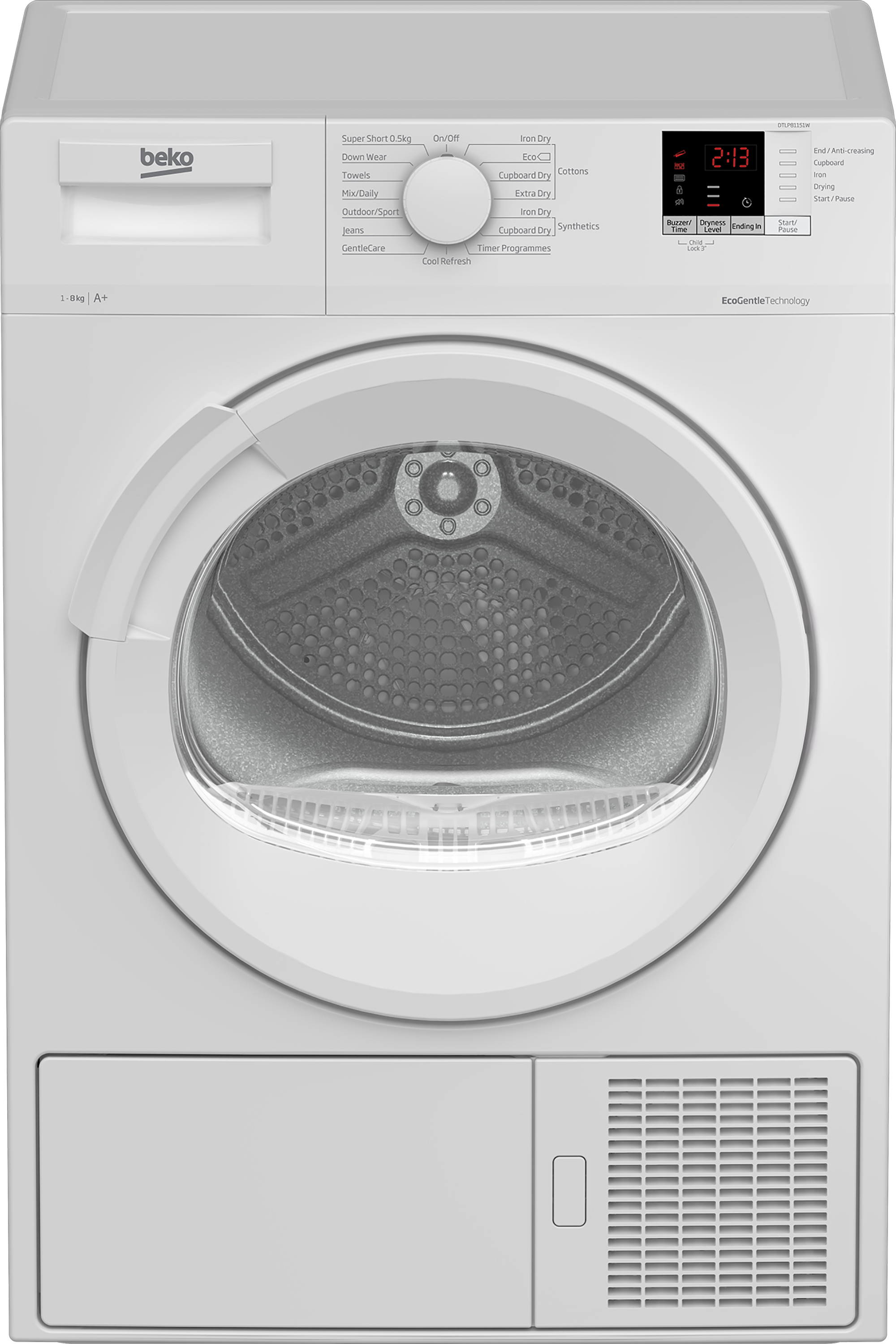 Beko DTLP81151W — vue 1 sur 5