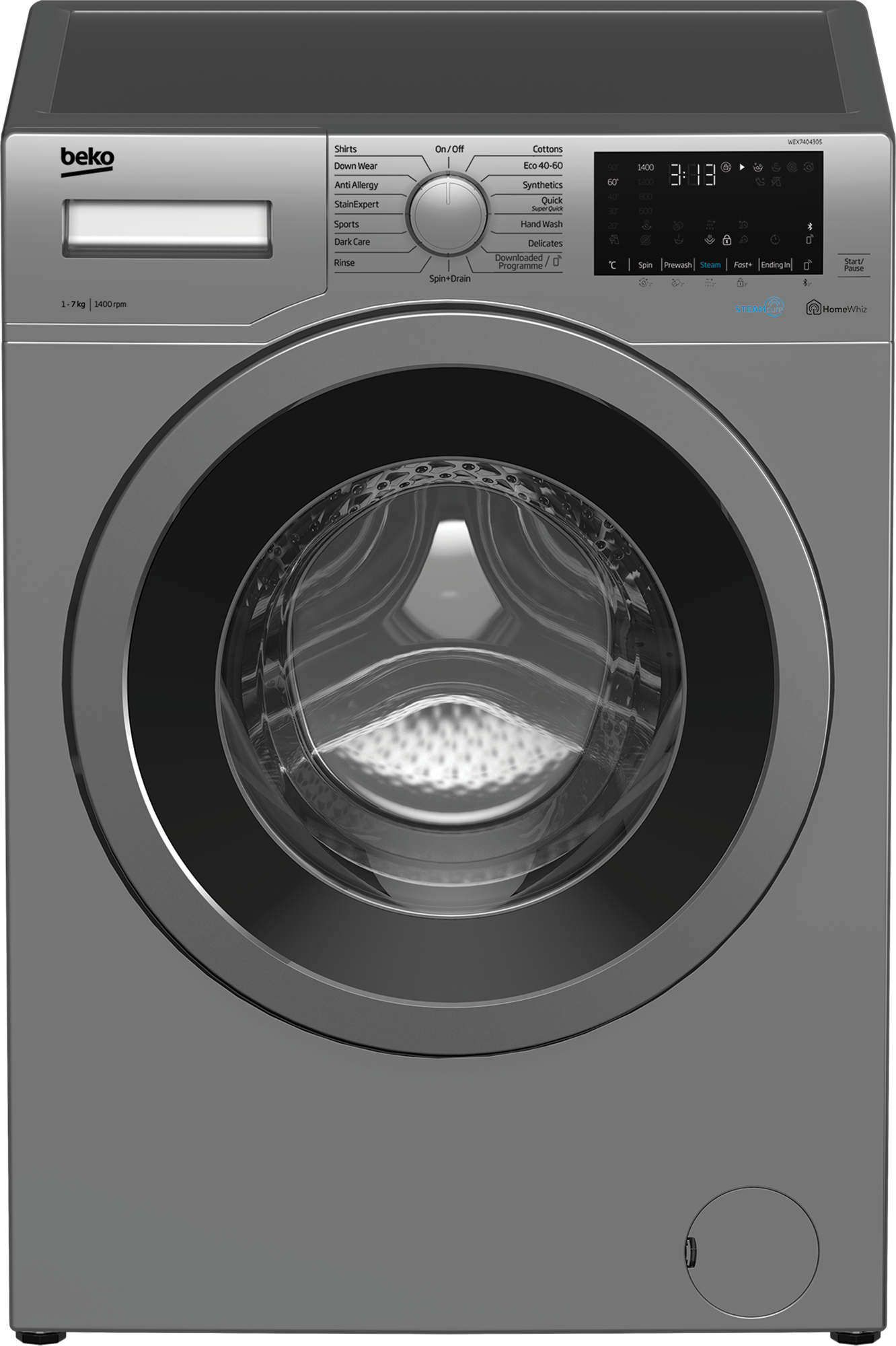 Beko WEX740430S — vue 1 sur 5