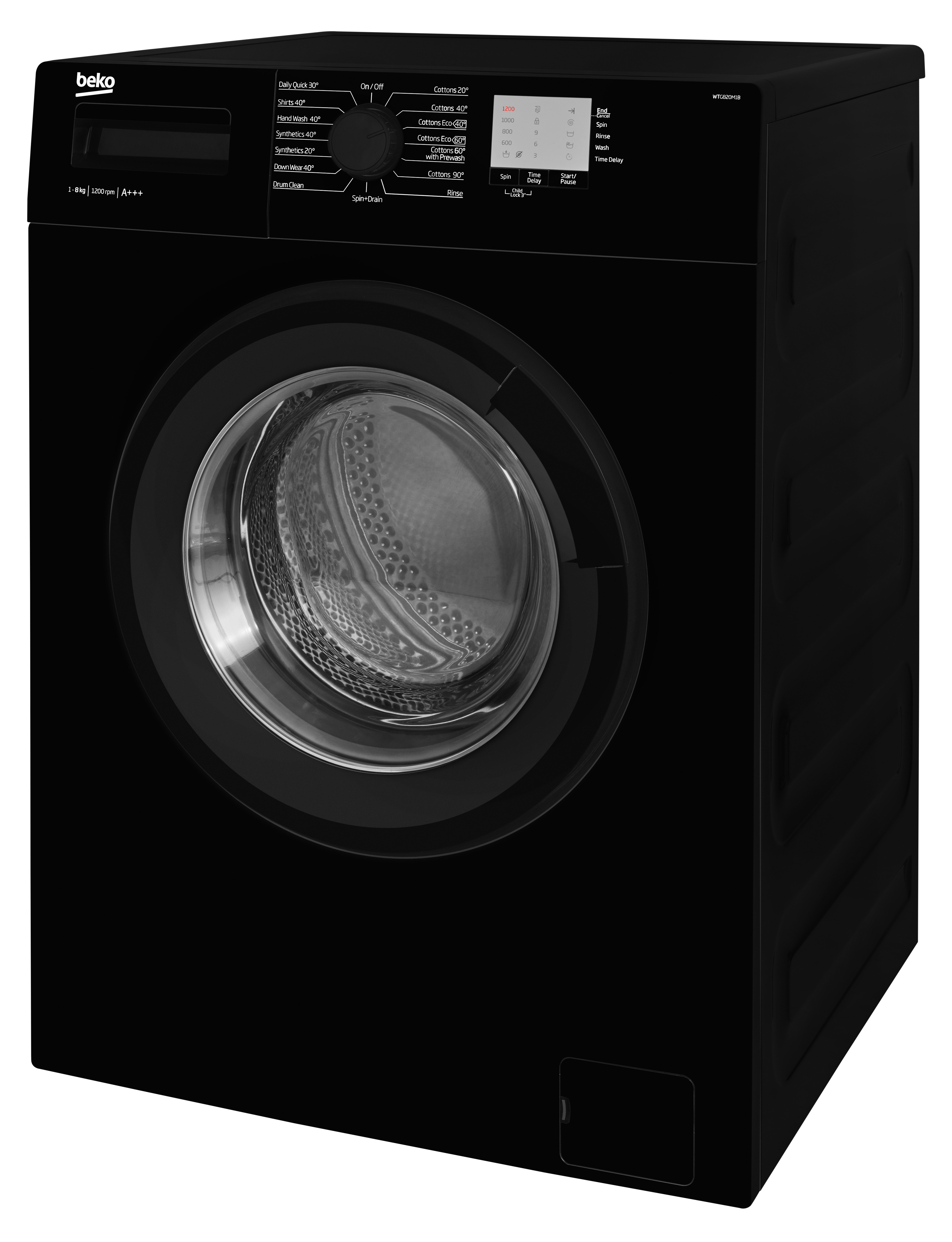 Beko WTG820M1B — vue 1 sur 5