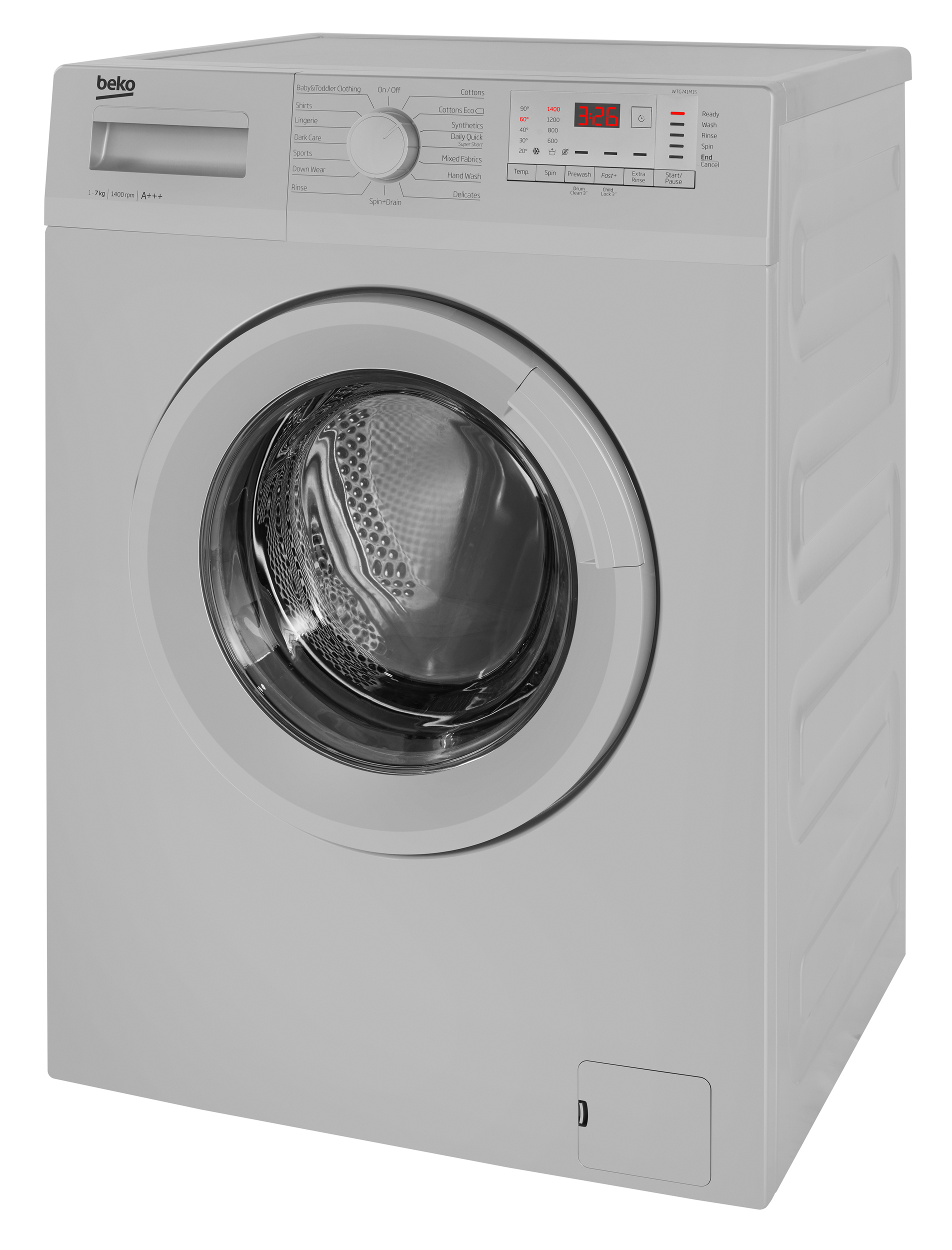 Beko WTG741M1S — vue 1 sur 5