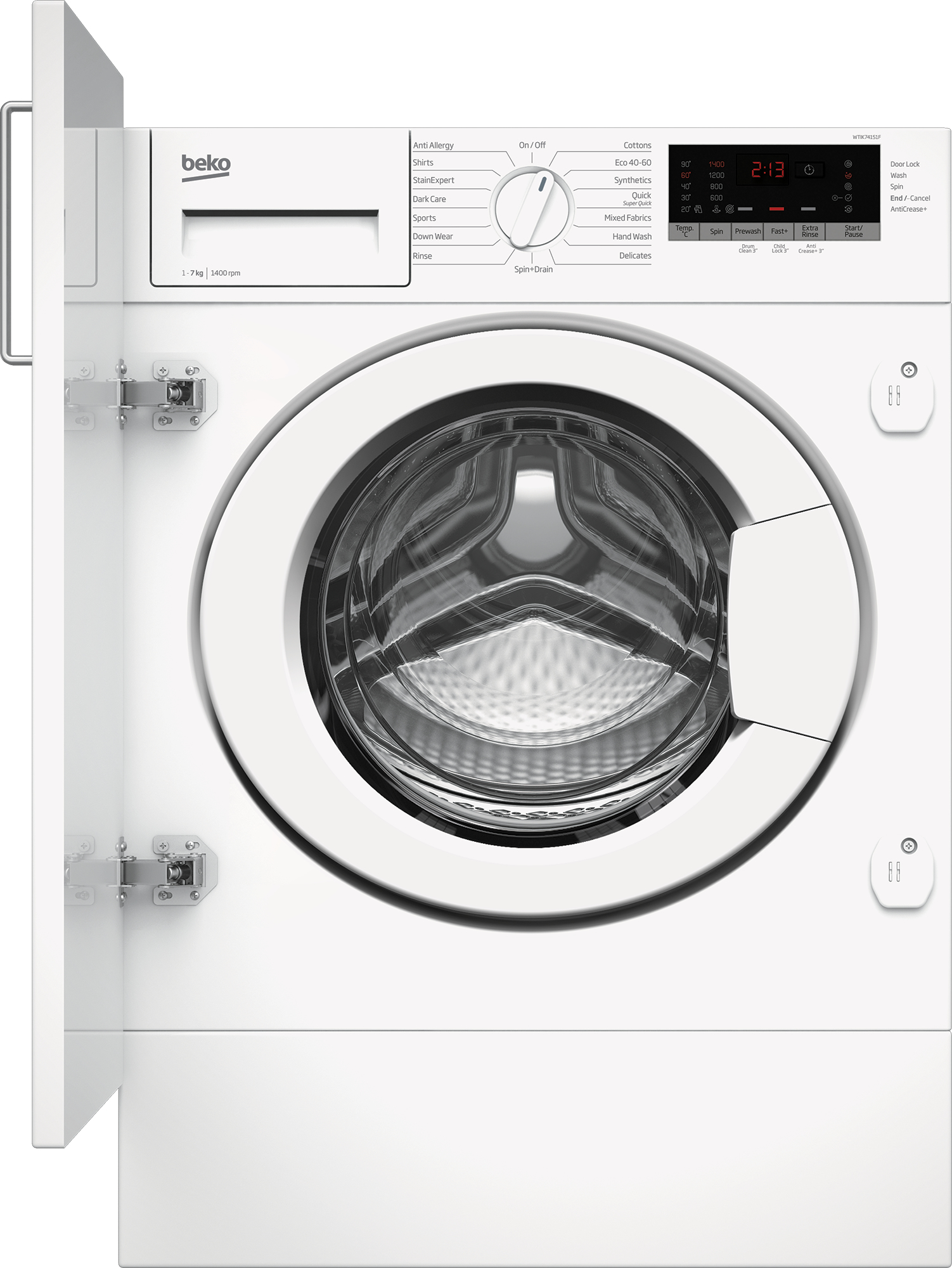Beko WTIK74151F — vue 1 sur 2
