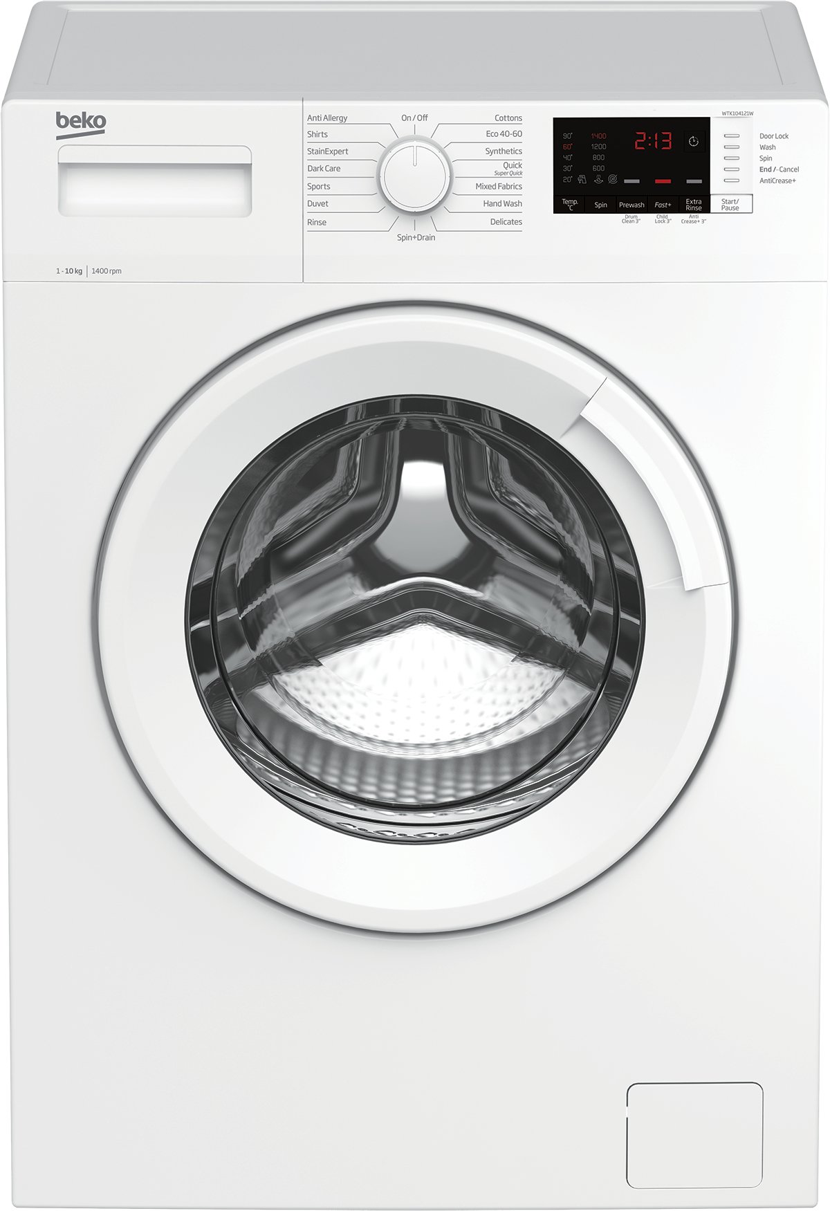 Beko WTK104121W — vue 1 sur 3