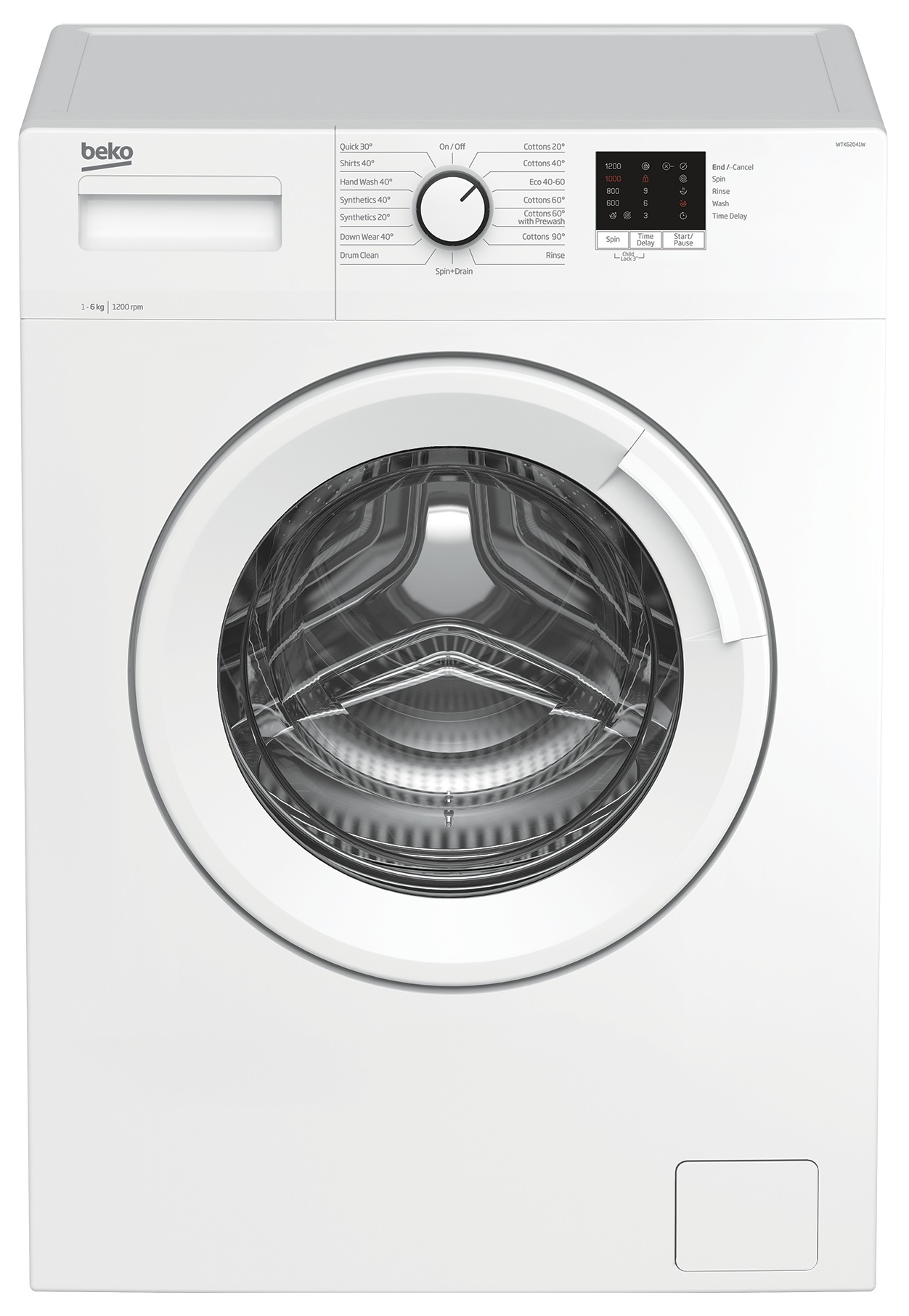 Beko WTK62041W — vue 1 sur 3