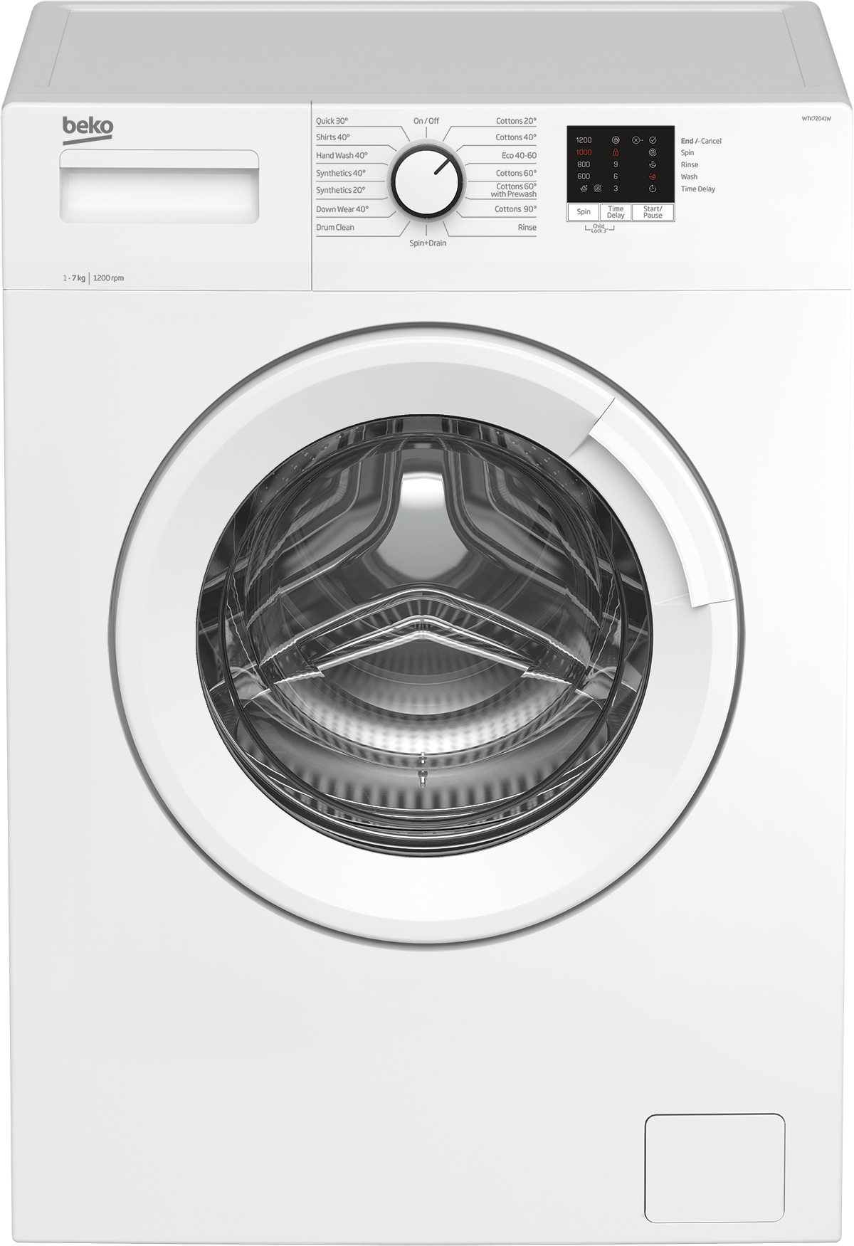 Beko WTK72041W — vue 1 sur 3